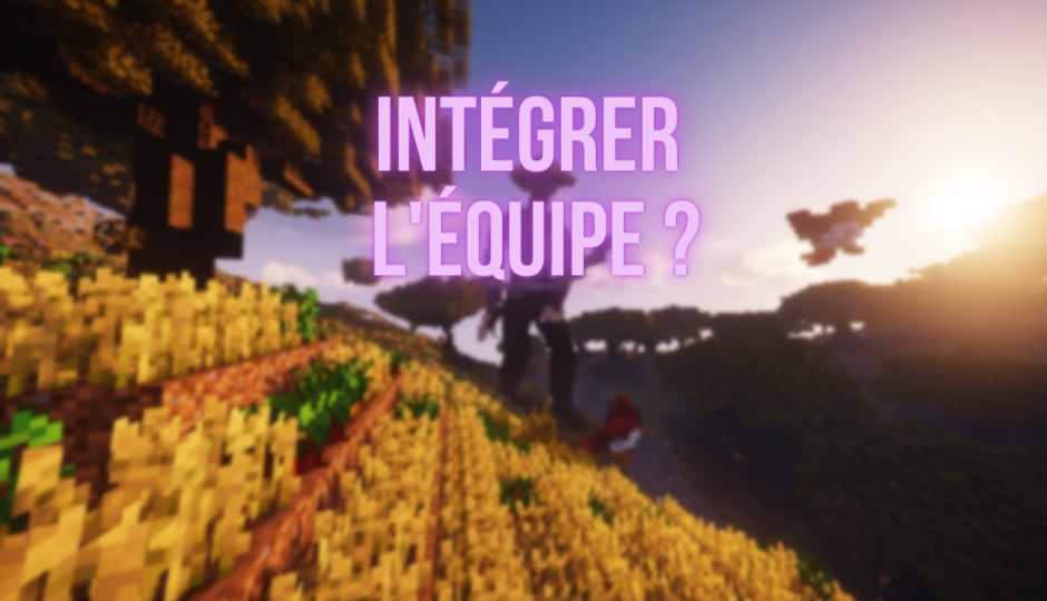 Intégrer le staff SurvivalWorld ?